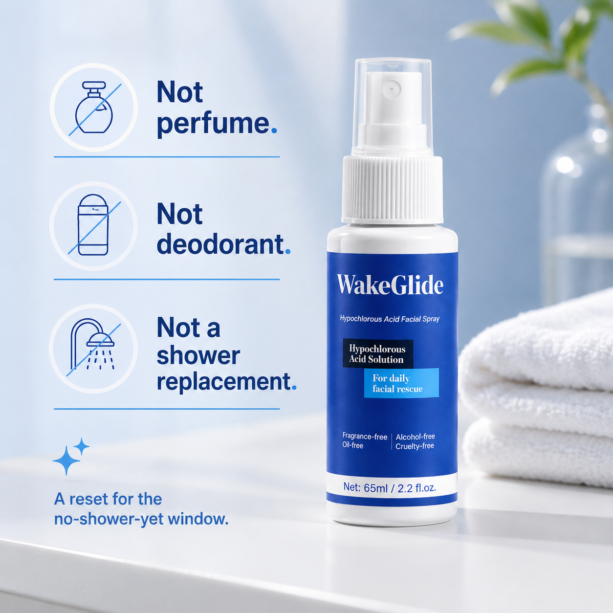 WakeGlide Post-Sweat Reset Spray