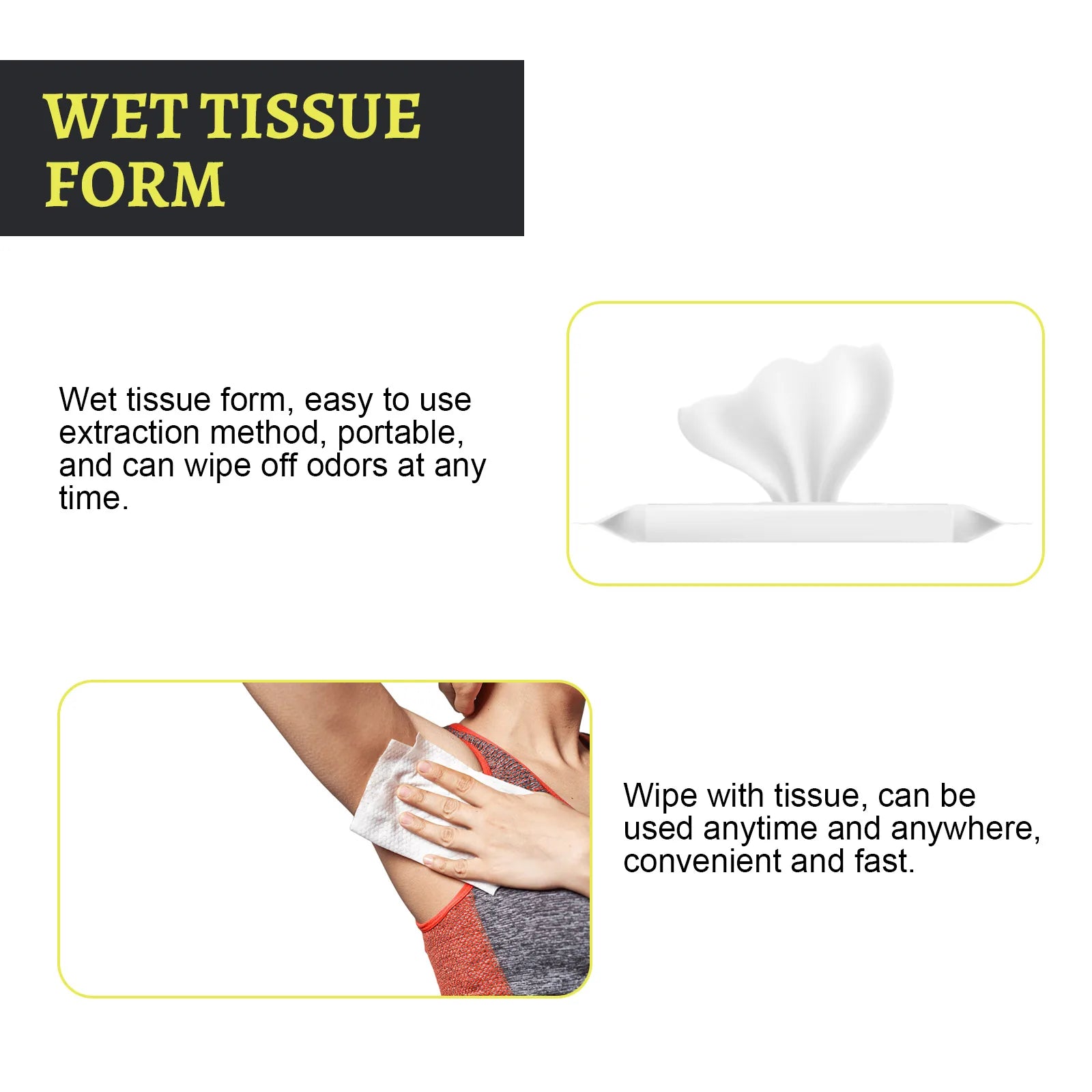 WakeGlide Post-Sweat Quick Wipes