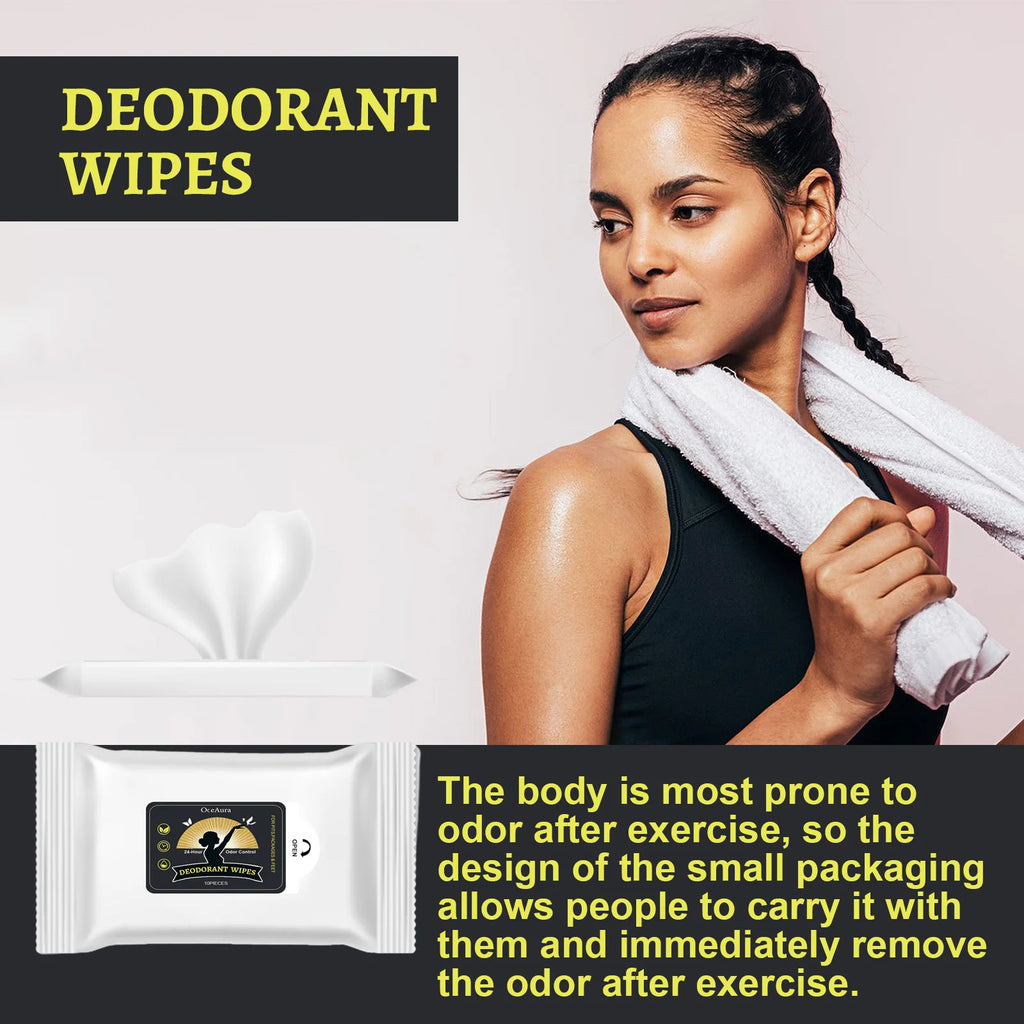 WakeGlide Post-Sweat Quick Wipes