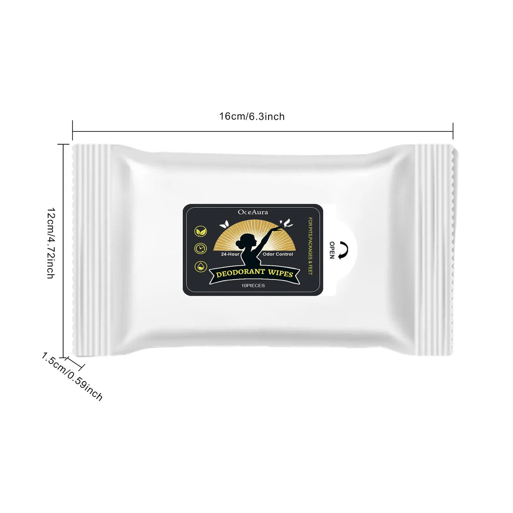 WakeGlide Post-Sweat Quick Wipes