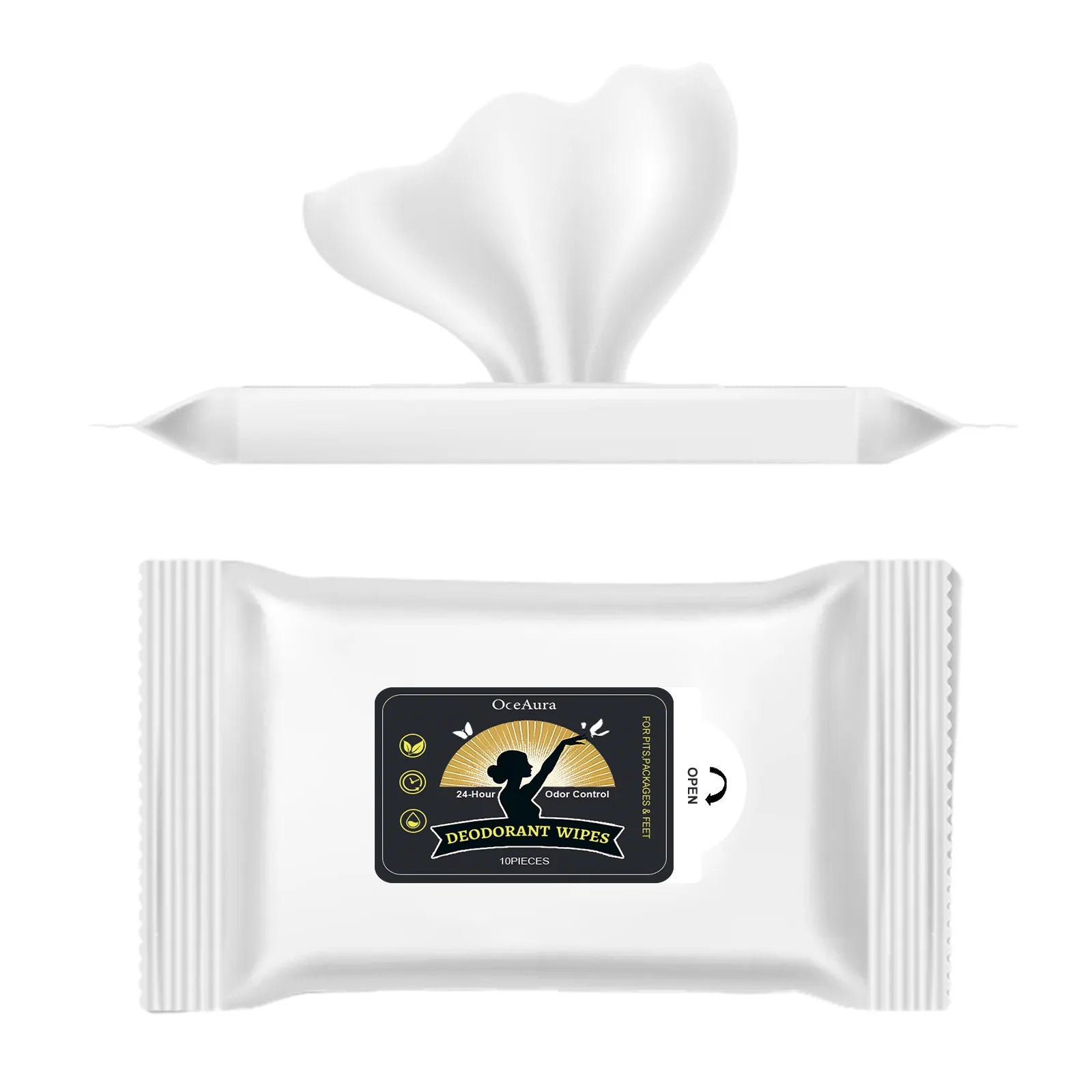 WakeGlide Post-Sweat Quick Wipes