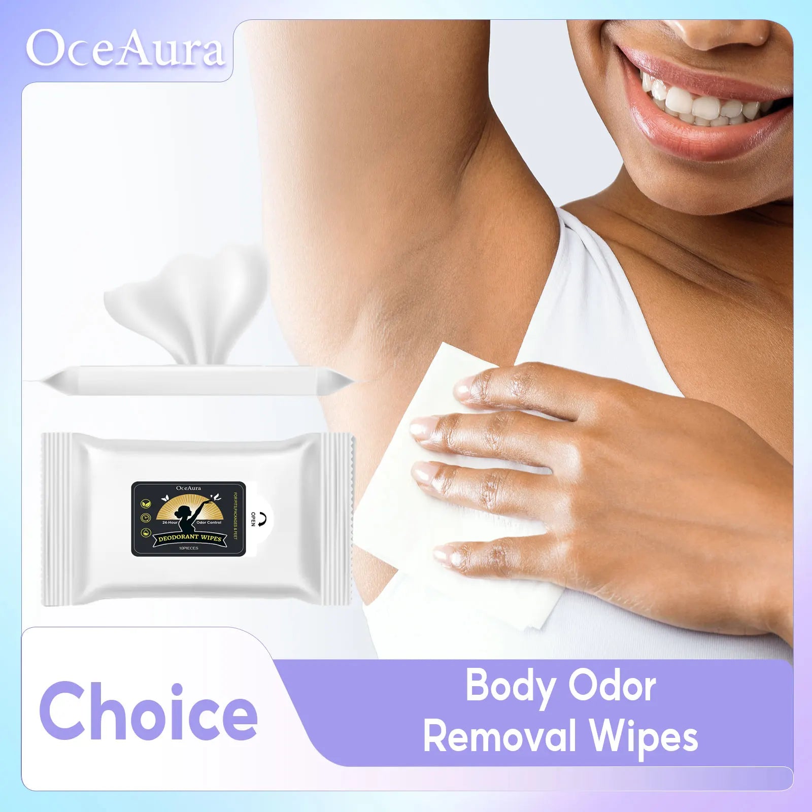 WakeGlide Post-Sweat Quick Wipes